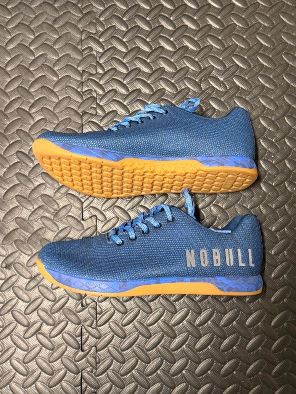 NOBULL Blue Athletic Sneakers with Gum Soles